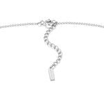 Silver Orbit Beaded Necklace