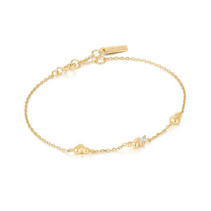 
            
                Load image into Gallery viewer, Gold Twisted Wave Chain Bracelet
            
        