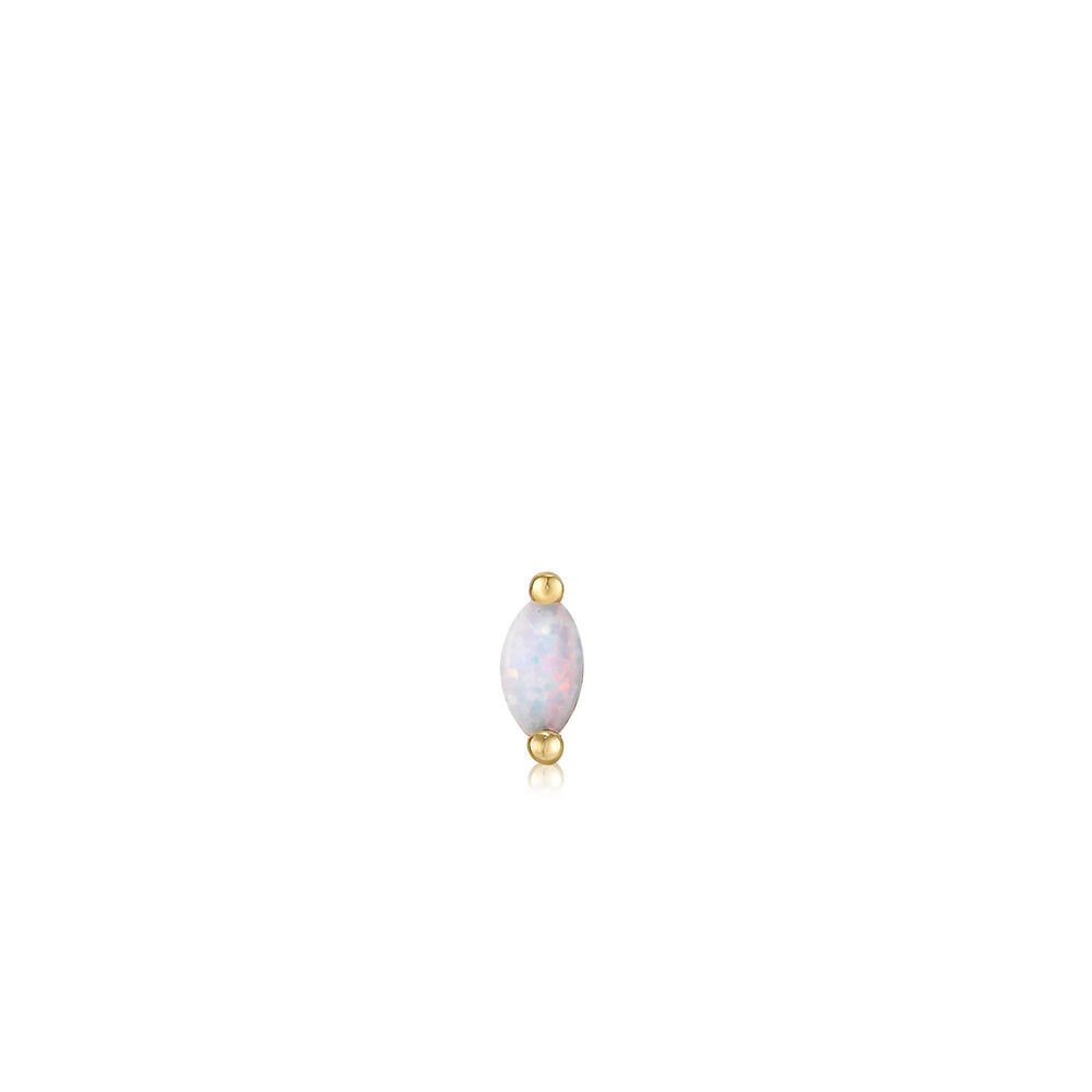 
            
                Charger l&amp;#39;image dans la galerie, Boucle d&amp;#39;oreille simple en or Kyoto Opal Marquise Barbell
            
        