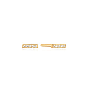 
            
                Load image into Gallery viewer, Gold Glam Bar Stud Earrings
            
        