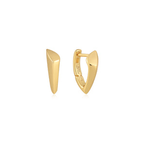 
            
                Load image into Gallery viewer, Gold Arrow Huggie Hoop Earrings
            
        