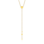 Gold Geometry Y Necklace
