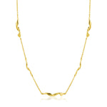Gold Helix Necklace