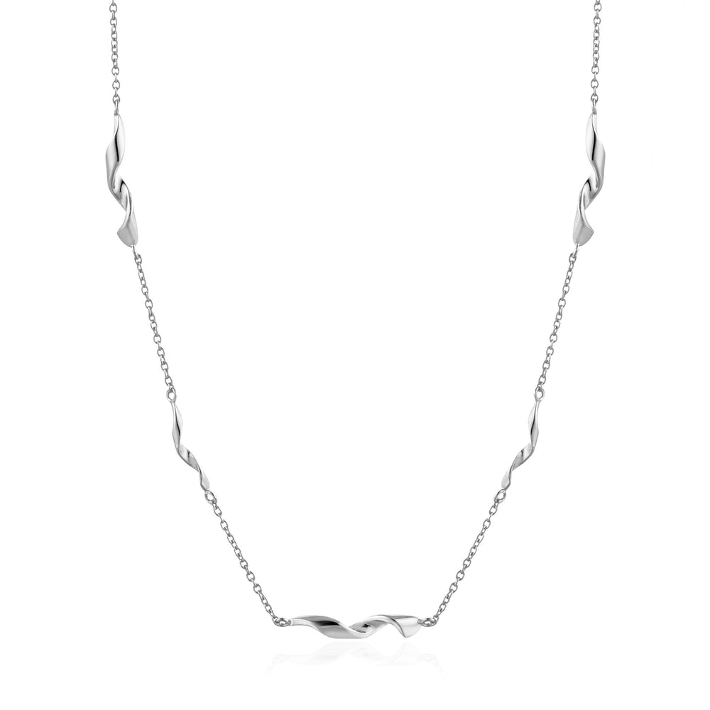 Silver Helix Necklace