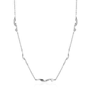 Silver Helix Necklace