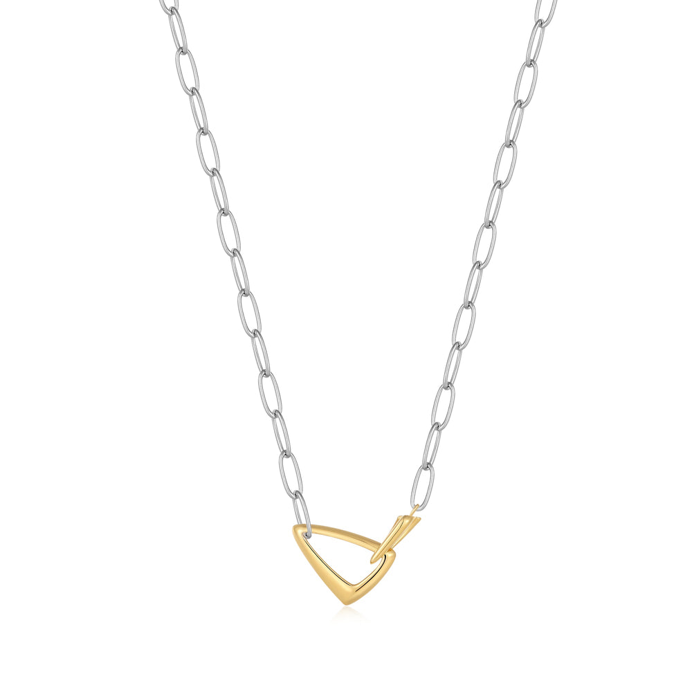 
            
                Load image into Gallery viewer, Silver Arrow Link Chunky Chain Necklace
            
        