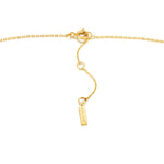 Sage Enamel Emblem Gold Necklace